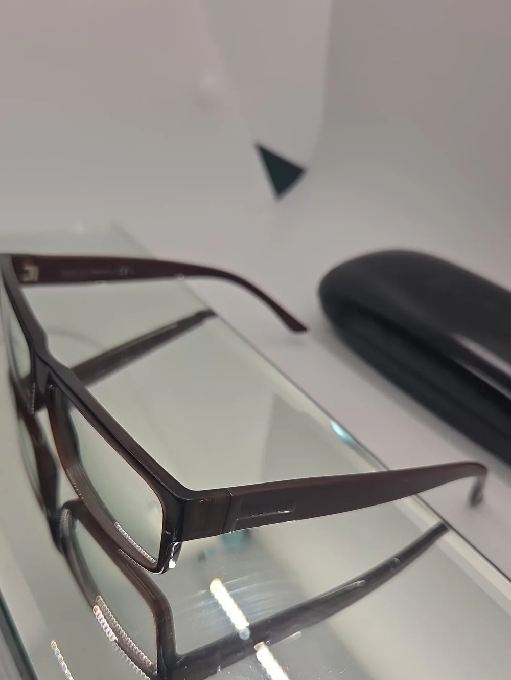 Gucci GG 1021 Dark Brown/Burgundy Rectangular Eyeglass Frame Prescription